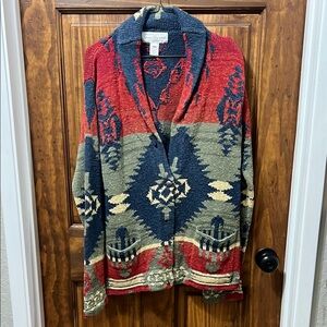 Women's Multicolor Patterned Sweater